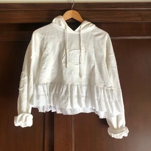 Opening ceremony cropped hoodie